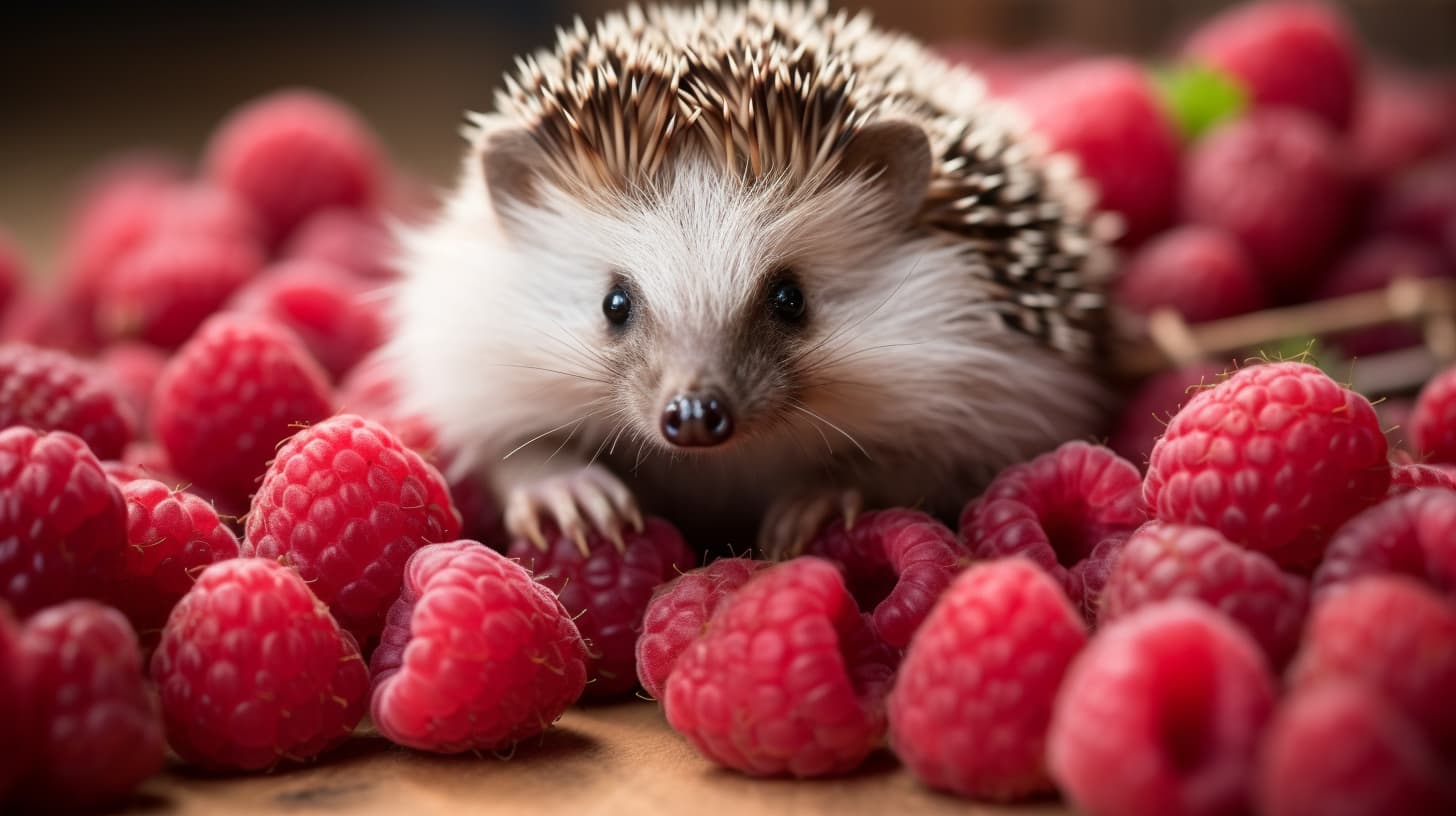 Hedgehogs Eat Raspberries